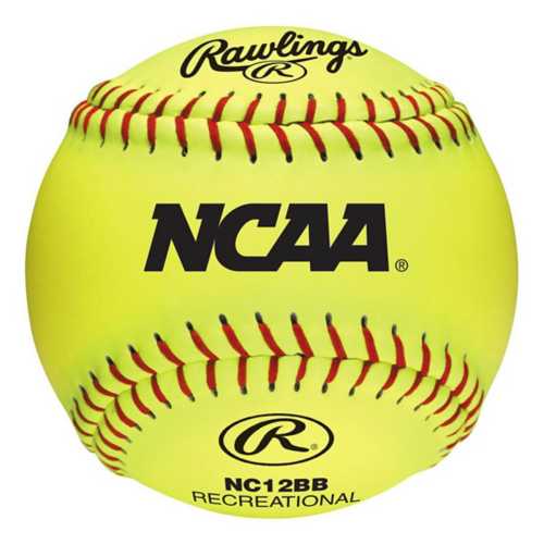 Rawlings Bucket Of 12" NCAA Fastpitch Softballs 18 Count