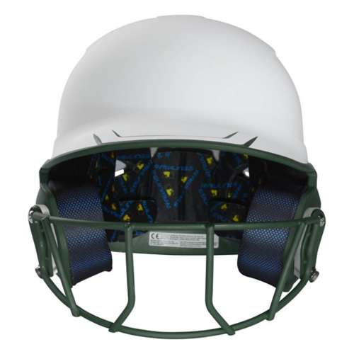 Senior Rawlings Mach Ice Fastpitch Softball Helmet with Mask