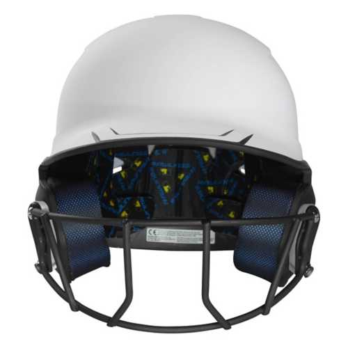 Senior Rawlings Mach Ice Fastpitch Softball Helmet with Mask