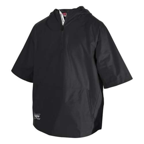 Men's Rawlings 1/2 Zip Short Sleeve Cage Jacket