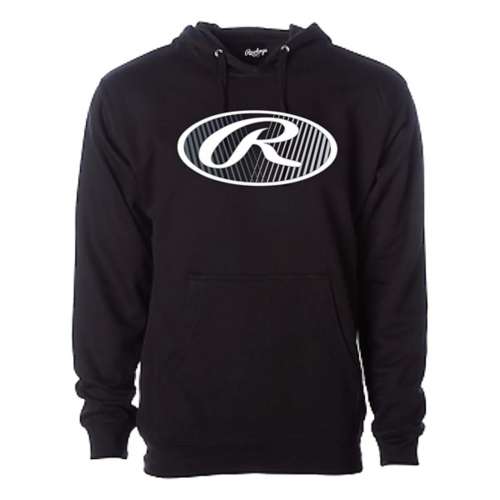 Men's Rawlings Oval R Brown hoodie Crewneck Sweatshirt