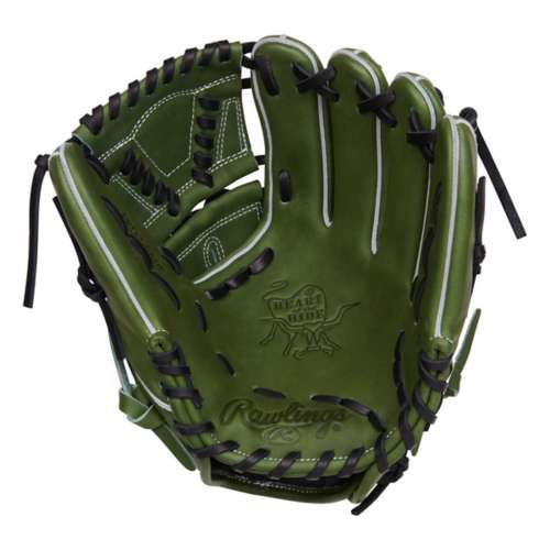 Rawlings Heart of the Hide Military Green 11.75" Baseball Glove