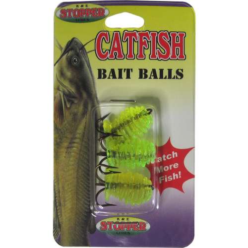 Stopper Lures Catfish Bait Ball 3 Pack