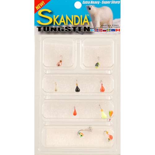 Skandia Tungsten 11 Pc. Ice Jig Kit