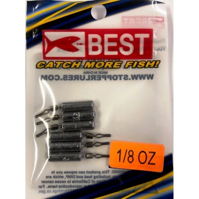 Bullet Weights Drop Shot Weights - 1/2 Oz, Pack Of 4, For Finesse Fishing