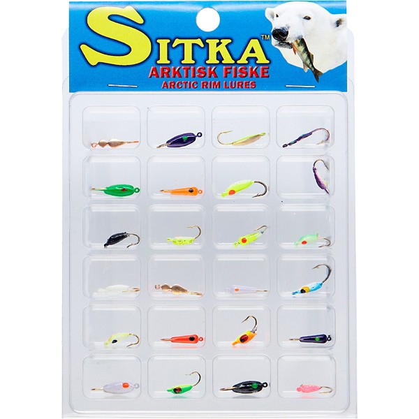 K & E TACKLE Sitka Arctic Rim Lures 24 Pc Kit