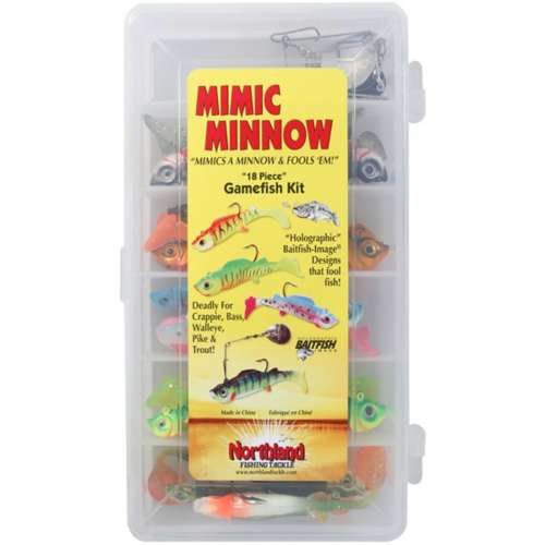 Fishing Lures Spinnerbaits Kit,plastic Worms,minnow,popper,lures,soft  Fishing Jigs Fishing Hooks - Portable Fishing Bait Kit With Box