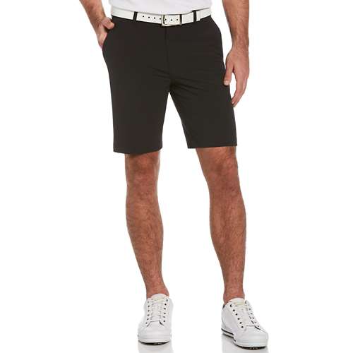Men's PGA Tour Flat Front Horizontal Textured Golf Chino Shorts