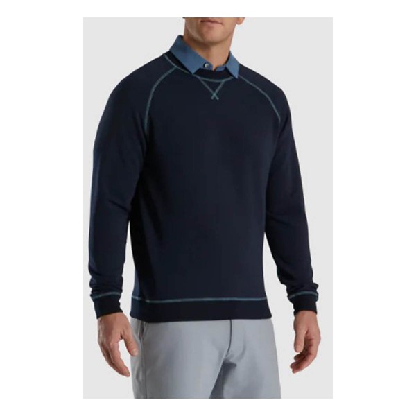 Men's FootJoy French Terry Crew Neck Sweatshirt product image