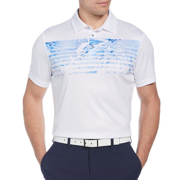 Men's PGA Tour Engineered Tropical Print Golf Polo product image