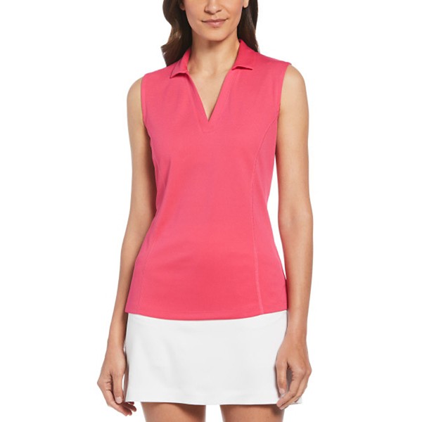 Women's PGA Tour Airflux Solid Sleeveless Golf Polo product image