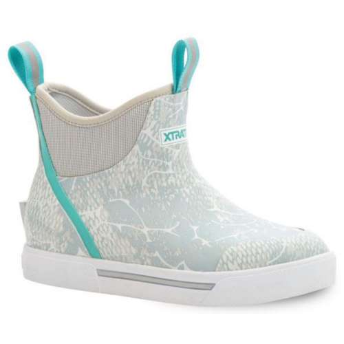 Xtratuf Women's Wheelhouse 6 Ankle Deck Boot - Blue Coho Print - 11