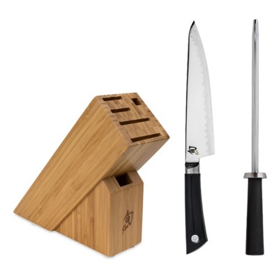 Shun 3 piece Block Kitchen Knife