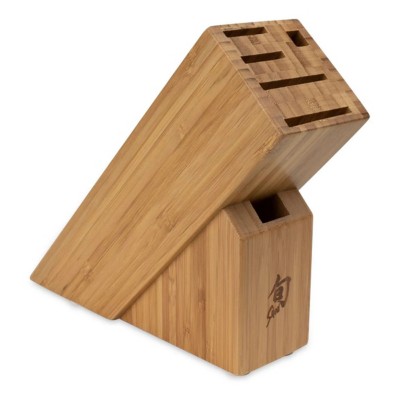 Shun 6 Slot Bamboo Slimline Block Kitchen Knife