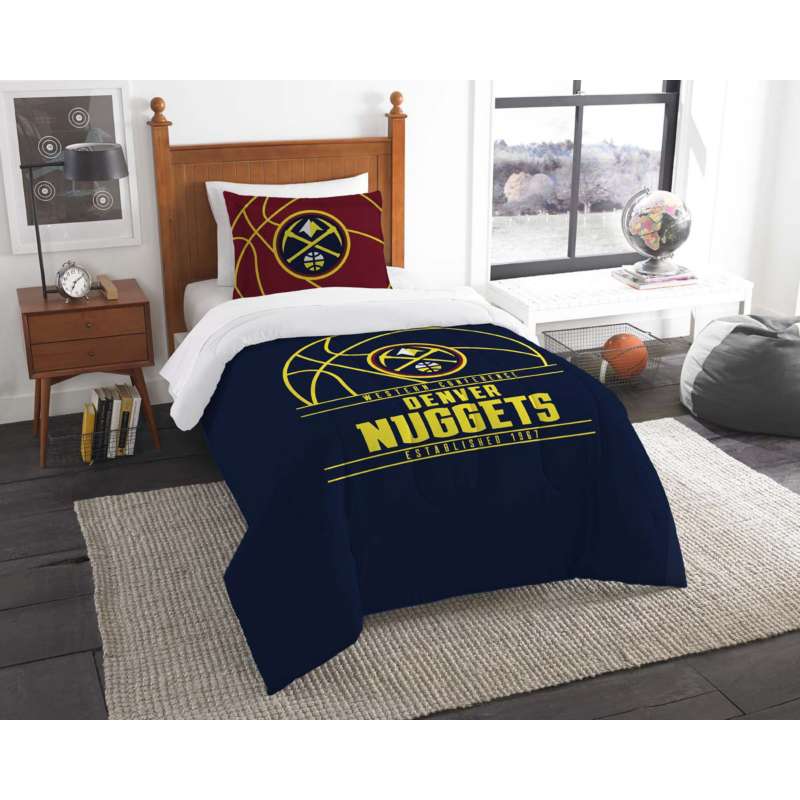 TheNorthwest Denver Nuggets Reverse Slam Twin Comforter Set