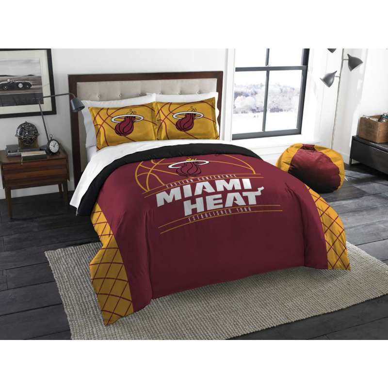 TheNorthwest Miami Heat Reverse Slam F/Q Comforters Set