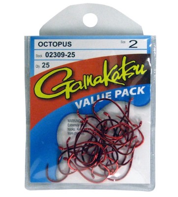 Gamakatsu Octopus Hooks 25 Pack