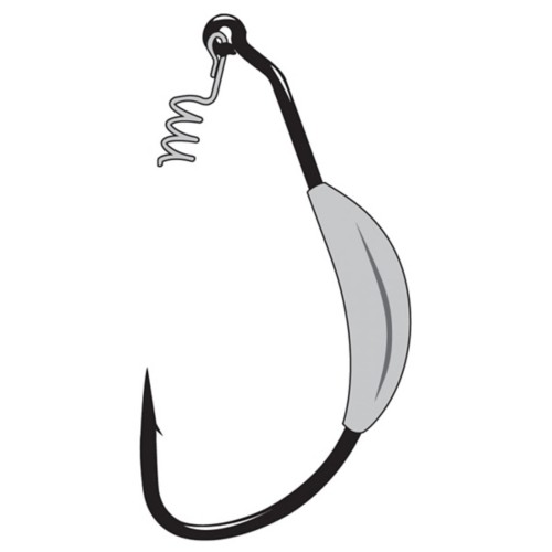 Gamakatsu Superline Weighted Spring Lock Worm Hook
