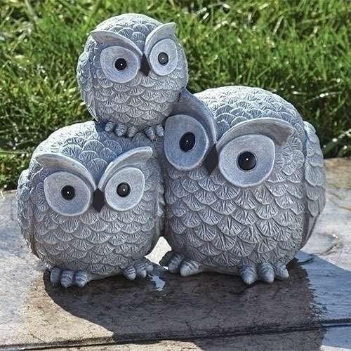 Roman Inc Stacked Owls Statue