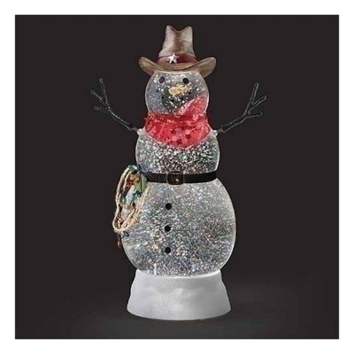 Roman Inc LED Swirl Cowboy Snowman Figurine | SCHEELS.com