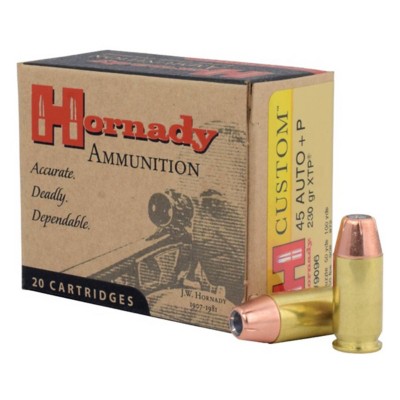 Hornady Custom XTP Pistol Ammunition