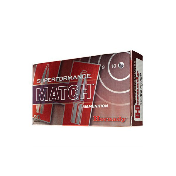HORNADY Superformance Match BTHP Rifle Ammunition