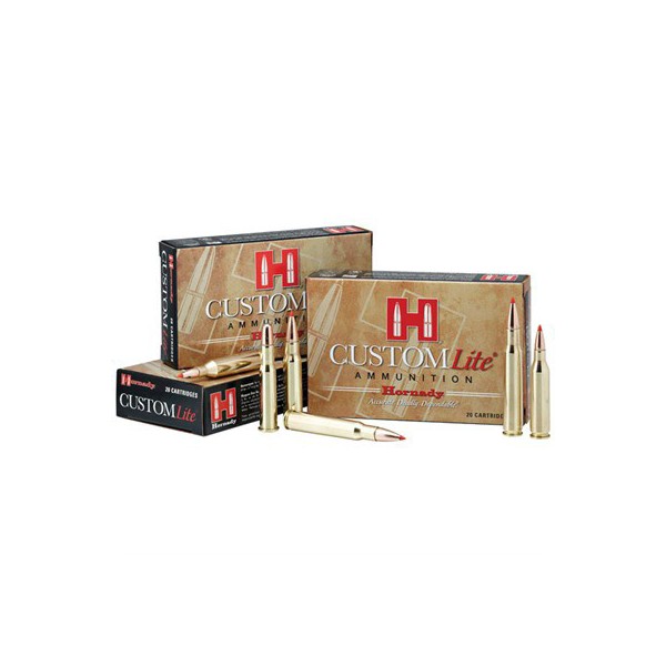 HORNADY Custom Lite Reduced Recoil Rifle Ammunition