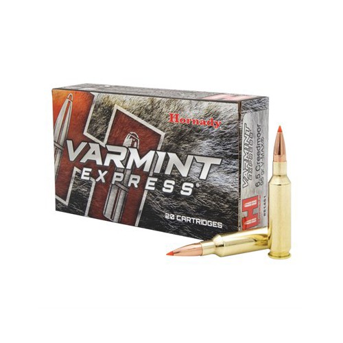 Hornady Varmint Express 6.5 Creedmoor Rifle Ammunition 20 Round Box