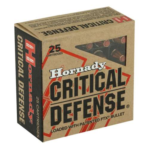 Hornady Critical Defense FXT Pistol Ammunition