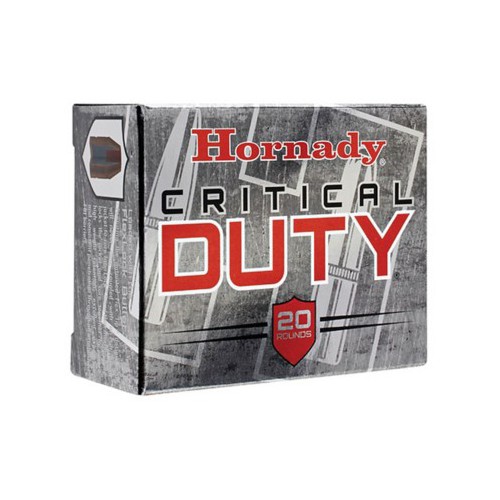 Hornady Critical Duty FlexLock 9mm Handgun Ammunition 25 Round Box
