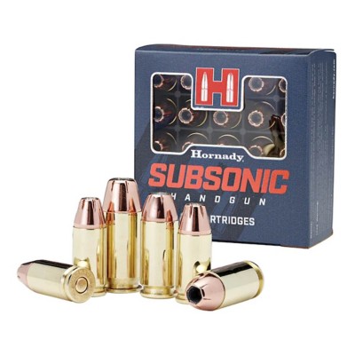 Hornady XTP Subsonic JHP Pistol Ammunition 25 Round Box