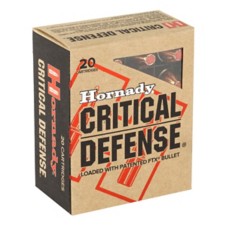 Hornady Critical Duty FlexLock 9mm Handgun Ammunition 25 Round Box