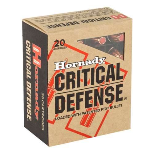 Hornady Critical Defense FTX Pistol Ammunition
