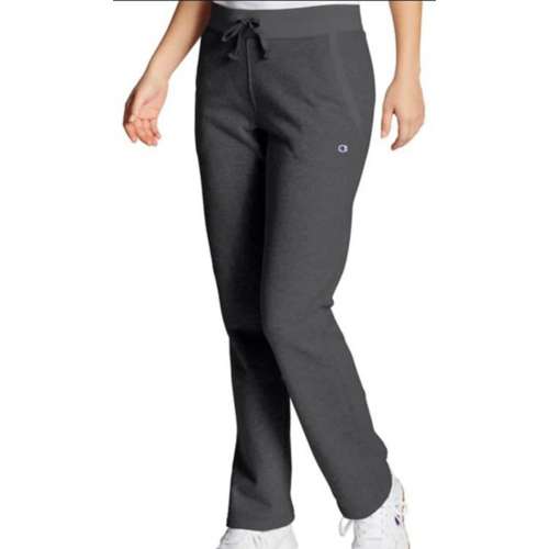 Champion powerblend best sale open bottom sweatpants