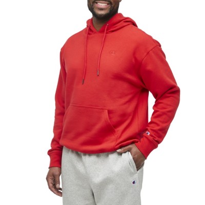 mens champion hoodie red