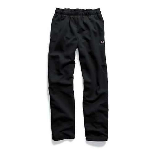 Men's Champion Powerblend Open Bottom Sweatpants