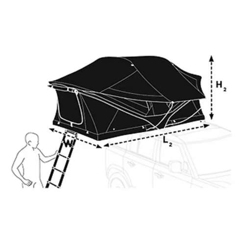 Thule Approach 2 3P Roof Top Tent SCHEELS