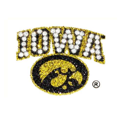 Spirit Gear Iowa Hawkeyes Rhinestone Face Sticker