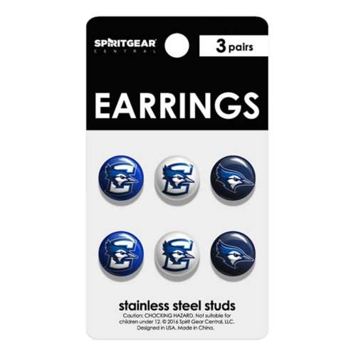 Spirit Gear Creighton Bluejays Stud Earrings