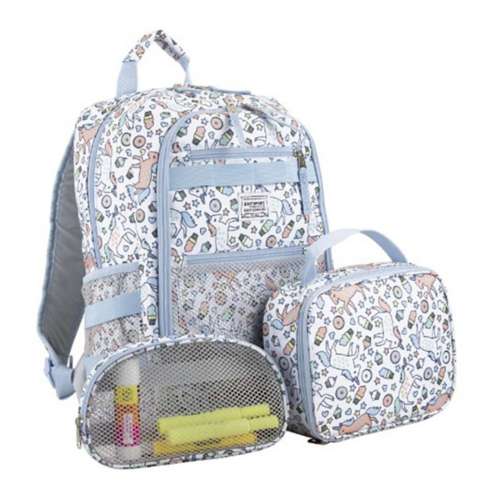 Eastsport Unisex 3-Piece Combo Backpack with Lunch Box and Pouch