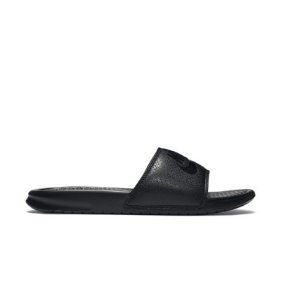 nike benassi slides mens black