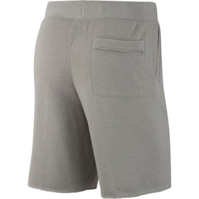 grey men nike shorts