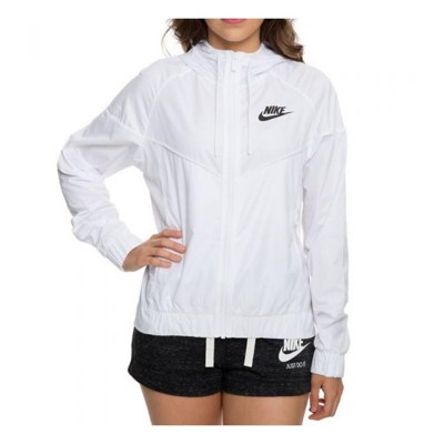 women's nike sportswear windrunner long hooded wind jacket