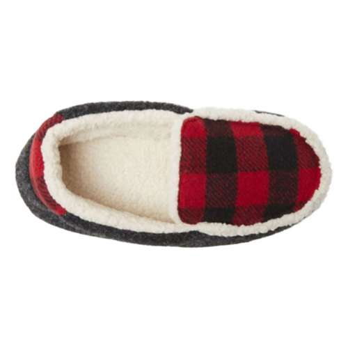 Little Boys' Dearfoams Multi Fab Moc Slippers