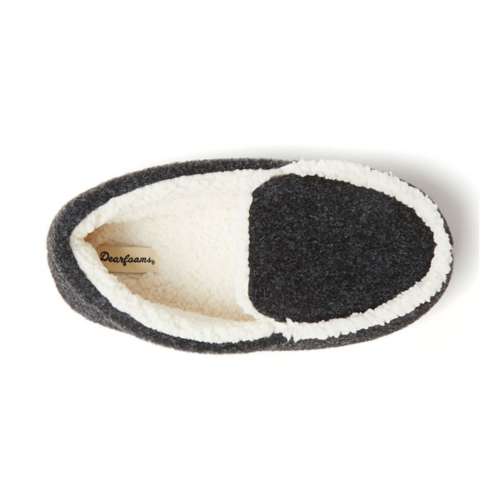 Little Boys' Dearfoams Hunter Felted Plaid Slippers