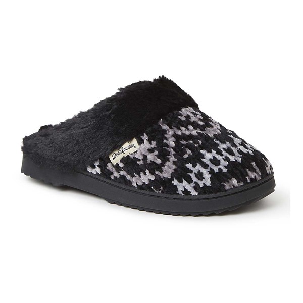 Women's Dearfoams Allison Chenille Fairisle Slippers product image