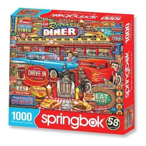 Springbok Retro Diner 1000 Jigsaw Puzzle
