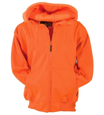 blaze orange sweatshirt