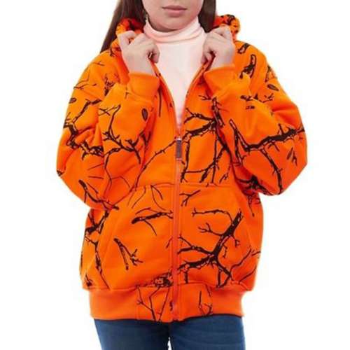 Girls Chicago Bears Hoodie Full Zip Brushed Knit Jacket