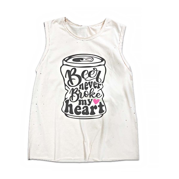 Women's Southern Grace Apparel Beer Never Broke My Heart Tank Top product image